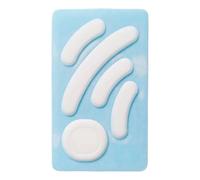 Qsvbeeqj 1Set Ice Version Feet For GProWireless GPROX Superlight 2 Feet Pad Glides Curveds Edges Skates Sticker Skates
