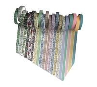 Qsvbeeqj 20 Roll Retro Decorative Tape Masking Tapes Hand Account Simple Washis Tapes Journal Supplies Decorative Washis Masking Retro Artists