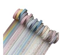 Qsvbeeqj 20 Roll Retro Decorative Tape Masking Tapes Hand Account Simple Washis Tapes Journal Supplies Decorative Washis Masking Retro Artists