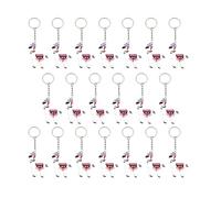Qsvbeeqj 20Pieces Alpacas Keychain Collection Bag Charm Cartoon Figures Party Favor Keychain Suitable For Party Bags And Car Keys Phone Charm