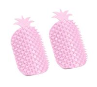 Qsvbeeqj 2pcs Pet Cats Hair Removal Massage Comb Cats Scratching Rubbing Scratcher for Kitties Itch Relief