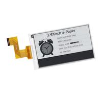 Qsvbeeqj 3. HAT+ Standard 3.97" E-Paper Display Board With Persistent Image 4 Gray Scale For Shelf Labels Low Power E Paper Display