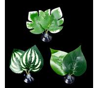 Qsvbeeqj 3pcs Decorative Artificial Water Plant Hotel Plant Ornaments Fish Tanks Trees For Reptiles Enthusiasts Reptiles Terrariums Decoration