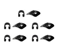 Qsvbeeqj 5/10set Bike Cable Guide Bicycles Cable Clamps Housing Hose Guide Clip Bicycles Brake Line Fixed Base Cycling Part Bike Base Aluminum Alloy Clip