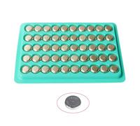 Qsvbeeqj 50/100Pcs Button Coin Cell Battery AG10 LR54 LR1130 1.55V Zinc Manganese For Watch Electronic Calculators Watch Portable