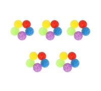 Qsvbeeqj 5Pcs/Pack Dog Ball Crystal Built-in Bells Fun For Interactive Pet Dog Training Che Indoor Cats Balls Treats Balls Soft With Bells