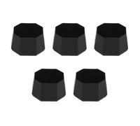Qsvbeeqj 5Pcs Tennis Racket End Caps Racquet Damping Covers Back Covers End Caps Handle Protector For Racquetball Racket Enduring Tennis Butt
