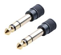 Qsvbeeqj 6.35mm To 3.5mm Adapter 6.35mm 1/4inch Male To 3.5mm 1/8inch Female Stereo Adapter For Guitar Amplifier Headphone
