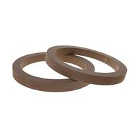 Qsvbeeqj 6.5" Fiberglass Door Kick Pods Sealing Gasket Woofer Shockproof Seal Pad Washer Stereo Spacer Guitarsmith Cable