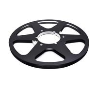 Qsvbeeqj 6 Hole Aluminium Roll for 10 5 Inch Tape Pick Up Empty Hub Disc Lightweight Metal Durlility Aluminium Tape Roll