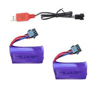 Qsvbeeqj 7.4V Composite Battery USB Chargeable 600mAh Extended Running Time For Gadgets Multiple Purpose Travel USB Battery Pack