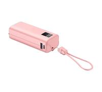 Qsvbeeqj ABS Battery Chargers Case with Color Display and PD22.5W Fast Charging Real Time Mobile Power Boxes Mobile Power