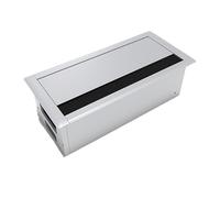 Qsvbeeqj Aluminium Alloy Cable Management Box with Silent Operations Designs and Construction Work in the Socket for Organised Desk Cable Wire Management