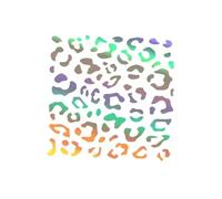 Qsvbeeqj Animal Print Decals PVC Flexible Stickers Car Rearview Sticker Easy Installation Removable Trim Decoration Waterproof PVC Car Decals