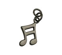 Qsvbeeqj Artistic Music Note Keychain Bag Charm Fashion Jewelry Decoration Metal Gift Pendant For Handbag Backpack Fashion Accessory