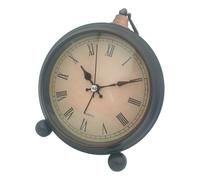 Qsvbeeqj Battery Operated Retro Alarm Clock 5inch Quiet Movements Builts In Soft Glowing Light For Bedroom Bedsides Office Decors Retro Bedroom Decors Clock