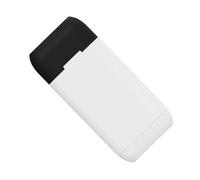 Qsvbeeqj Battery Storage Case For 21700/20700/18700/18650 Cells With Quick Charging And Real Time Screen Display LED Display Battery Charger