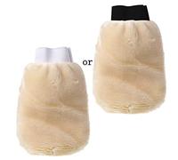 Qsvbeeqj Car Wash Glove Soft Clean Towel Cloth Wash Mitt Lint Free Wax Detailing Auto Cleaning Sponge Brush Wool