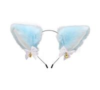 Qsvbeeqj Cartoon Ear Shape Hair Hoop With Bowknot Decors Hair Holder Cosplay Party Headwear For Teenagers Adult Hoop For Woman Lovely Cartoon Animals Ear Shaped Decorative Colorful