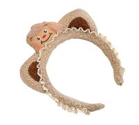 [Qsvbeeqj] Cartoon Plush Bear Headband for Adult Kids and Music Festival Editing Headpiece Collecting Headpiece