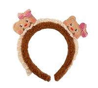 [Qsvbeeqj] Cartoon Plush Bear Headband for Adult Kids and Music Festival Editing Headpiece Collecting Headpiece