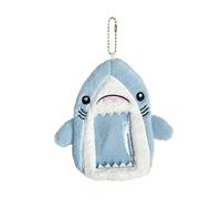 Qsvbeeqj Cartoon Plush Card Holder Photo Sleeve Storage Case for Identity Cards and Decorative Use in Daily Life