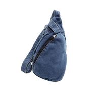 Qsvbeeqj Casual Men's Chest Bag Satchel Crossbody Bags Fashion Shoulder Purse With Adjustable Strap For Various Occasion Jean Shoulder Bag