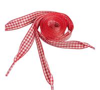 Qsvbeeqj Colored Checkered Polyester Shoelaces Durability Comfort Shoe String For Sneakers Casual Shoe Boot Replacement Accessory Checkered Shoelaces