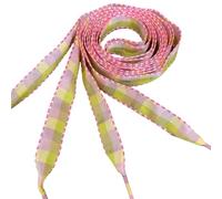 Qsvbeeqj Colored Checkered Polyester Shoelaces Durability Comfort Shoe String For Sneakers Casual Shoe Boot Replacement Accessory Checkered Shoelaces