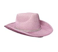Qsvbeeqj Cowgirl Hat Cowboy Hat Fedora Bachelorette Party For Bridal Party Western Cowboy Disco Dress Up Bachelorette Hats Funny