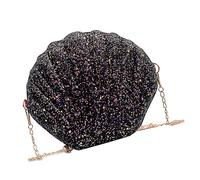 Qsvbeeqj Creative Sequins Shell Shoulder Bag Women's Crossbody Bags Casual Satchel Purse Adds A Touch Of Fashion To Any Outfit Carnival Costume Bag