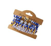 Qsvbeeqj Creative Sports Beaded Themed by Football and Softball Adjustable Elastic Design for Active Sports Enthusiast