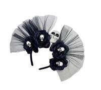 Qsvbeeqj Day Of The Deads Headpiece Flower Crown Headband Mexicans Festival Florals Headpiece Halloween Cincos Des Mayoes Costume Dia Los Muerto Headband