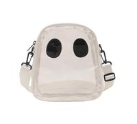Qsvbeeqj Delicate Skeleton Color Contrast Shoulder Purse Practical Water Resistant Satchel Compact Design For Festive Occasion Water Resistant Halloween Pouch