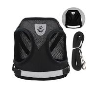 Qsvbeeqj Dog Vest Belt, Reflective, Breathable, Net Chest Strap for Small Breeds, Evening Walk, Safety Equipment, Breathable Harness