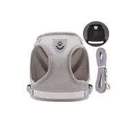 Qsvbeeqj Dog Vest Belt, Reflective, Breathable, Net Chest Strap for Small Breeds, Evening Walk, Safety Equipment, Breathable Harness