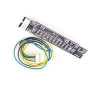 Qsvbeeqj Double Channel 12 LED Music Spectrum Level Gauges Stereo Amplifier Board Indicators Lightweight Adjustable Light Speed Computer Kit