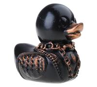 Qsvbeeqj Duck Figurine Satanic Punk Death Rock Lady Goth Girl Satanic 1PC Unique Duck Figure