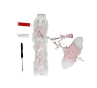 Qsvbeeqj Durability Lace Keyboard Strap Adhesive Straps Lanyard With Ergonomic Designs To Reduce Wrist And Shoulder Strain Double Shot Keycaps