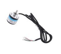 Qsvbeeqj Durability Metal Photoelectric Rotary Encoders With 5-24V Compatibility For Harsh Environment Equipment Maintenance Optical Incremental Rotary Encoders