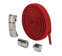 Qsvbeeqj Elastic Flat Shoelaces Set For Sneakers Casual Shoes Kids Adults Shoes No Tie Shoe Laces Metal Press Hook Locks Adjustable Shoelaces