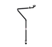 Qsvbeeqj Ergonomic 43" Broadcast Boom Stand - Reinforced Base & Flexible Positioning For Content Creators Double Thread Agreement Boom Arm