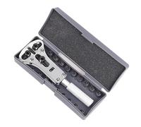 Qsvbeeqj Ergonomic Watch Repair Kits Three Jaw Mechanism Watches Case Opener for Smooth Back Cover Removal and Protections Steel Case Opener