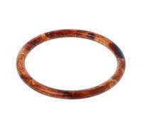 Qsvbeeqj Fashion Polygon Resin Classical Brown Leopard Mottled Bangle Jewelry All-Matching Accessories Valentines Day Ladies Jewelry Butterfly