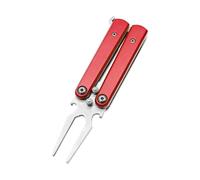 Qsvbeeqj Foldable Divot Pivots Tool Golf Balls Fork Pivots Divot Repair Putting Green Grooves Cleaner Balls Forks Foldable Pitchforks Turf Maintenance Repair