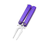 Qsvbeeqj Foldable Divot Pivots Tool Golf Balls Fork Pivots Divot Repair Putting Green Grooves Cleaner Balls Forks Foldable Pitchforks Turf Maintenance Repair