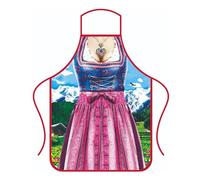 Qsvbeeqj Funny Beer Apron German Oktoberfest Bavarian Kitchen Cooking Aprons For Women Men Kitchen Cooking BBQ Apron Aprons For Men