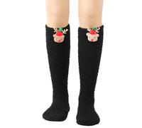 Qsvbeeqj Fuzzy Socks For Women Cozy Warm Winter Fleece Slipper Cabin Plush Socks Fuzzy For Women