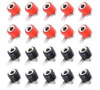 Qsvbeeqj Global Metal Veneered Banana Outlets For Stereophonic Arrangements Increaser Associations And Sound Cable Installations 4MM Permanent Banana Outlets For Media Room