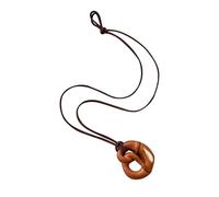 [Qsvbeeqj] Handmade Bread Inspired Jewelry Pretzel Sturdy Bagel Pendant Jewelry Accessories Creative Costume Daily Use